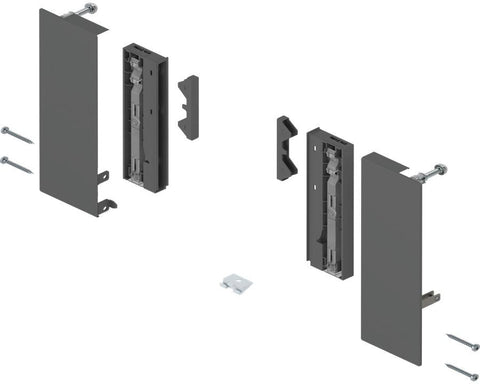 Blum MERIVOBOX Inner Drawer E Height Front Fixing Brackets for Glass
