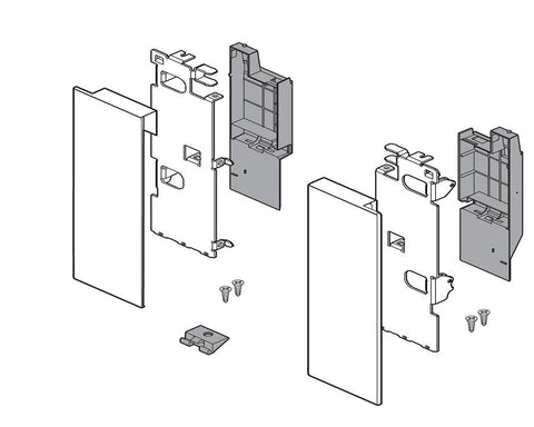 Blum LEGRABOX pure Front Fixing Component Rail ZI7.3CS0