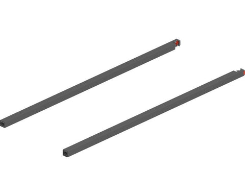 Blum MERIVOBOX Gallery Rail Set for High Fronted Drawers 550
