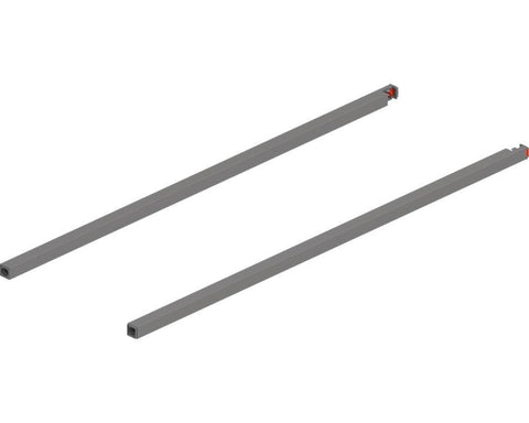 Blum MERIVOBOX Gallery Rail Set for High Fronted Drawers 600