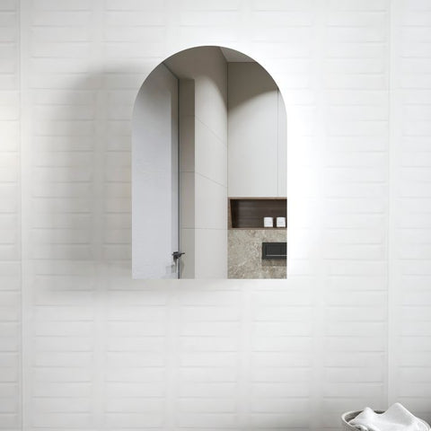 ARCHIE White Shaving Cabinet 900mm with Optional LED