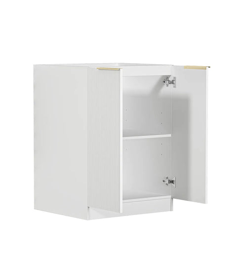 BURLEIGH White Laundry Base Cabinet (632x880x584)
