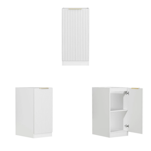 Noosa White Cabinet Laundry Set 1715x600x2100 (Style A)