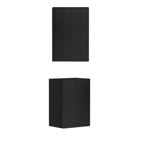 Byron Black Oak Cabinet Laundry Set 1715x600x2100 (Style B)