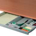 The Häfele under-desk extending utensils tray shown fitted in a drawer