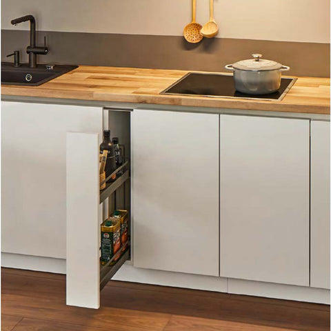 Kesseböhmer No. 15 two-tier pull-out in bright chrome
