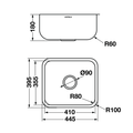 Häfele Undermount Single Bowl Sink