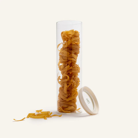 Wategos Round Glass Pantry Jars | Oat Milk