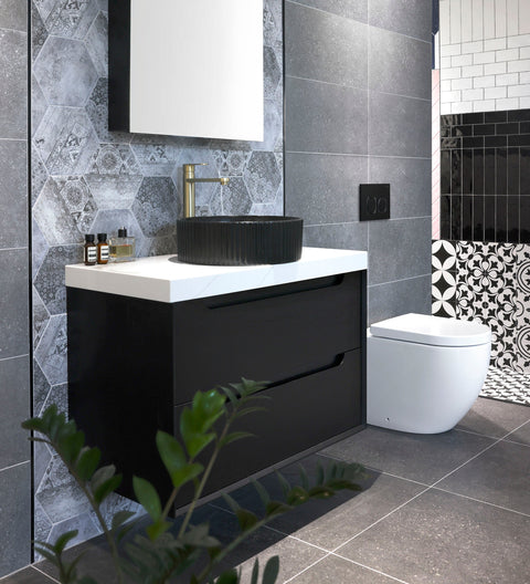 MARLO Matte Black Basin (Round: 400x400x125)