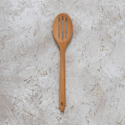 Beechwood Slotted Spoon