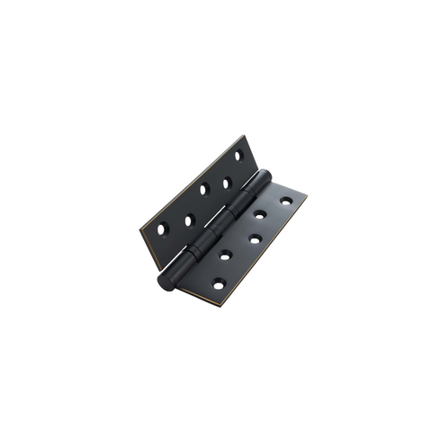 Smooth Solid Brass Butt Hinge | Black S - M