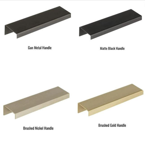 COOGEE Wall Hung Curve Vanity Black Oak (All Sizes)