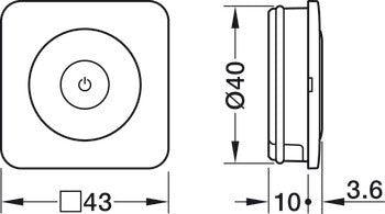 Radio Remote Control — Häfele Connect Mesh