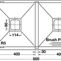Häfele Squareline sink dimensions