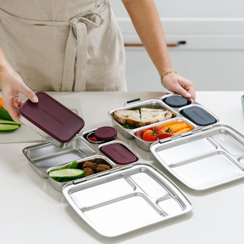 CrunchBox™ Lunch Box | 3 Pot Set