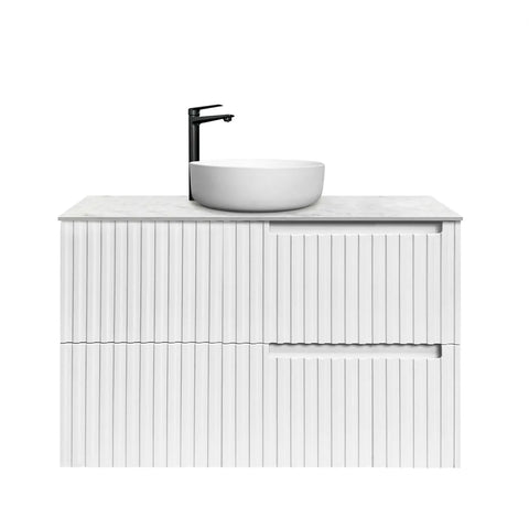 Vanity NOOSA Wall Hung 900mm Matte White
