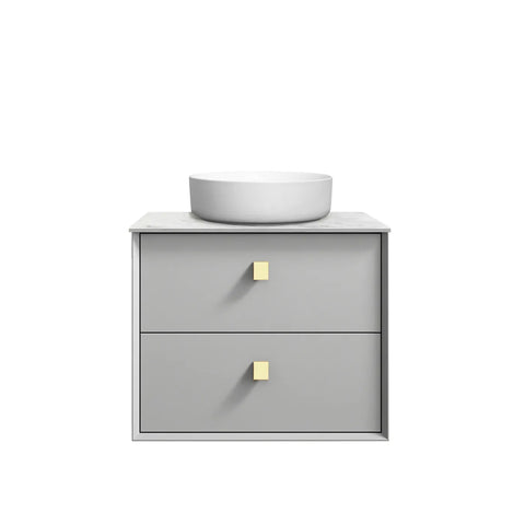 BOSTON Wall Hung Vanity 600mm Light Grey-Clearance