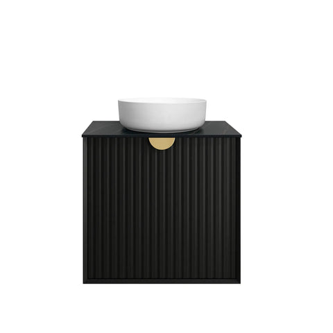 Vanity MARLO Wall Hung 600mm Matte Black