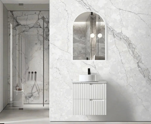 Vanity NOOSA Wall Hung 600mm Matte White