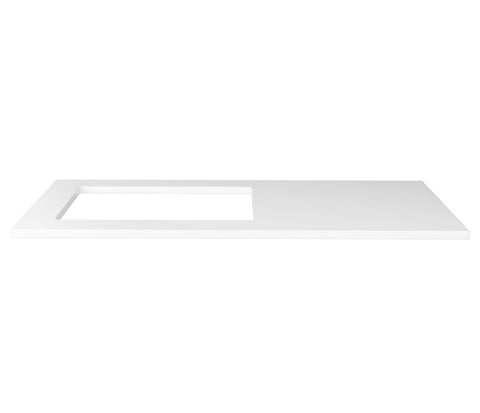 BURLEIGH White Laundry Cabinet with Stone Top Set 1715x600x2100mm (Style C)