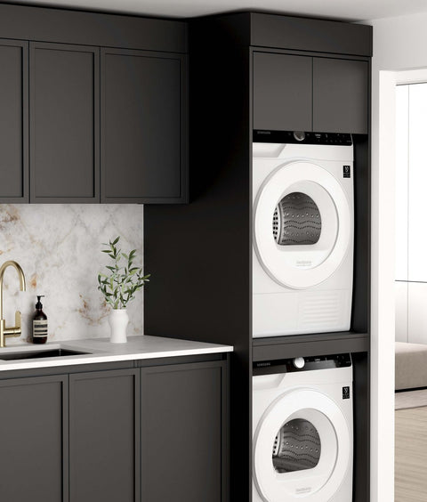 Hampshire Black Laundry Set 1715x600x2100 (Set C)