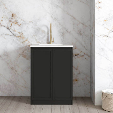 Hampshire Black Base Cabinet Laundry (650mm)