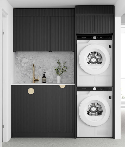 Marlo Black Laundry 1715x600x2100 (Style C)