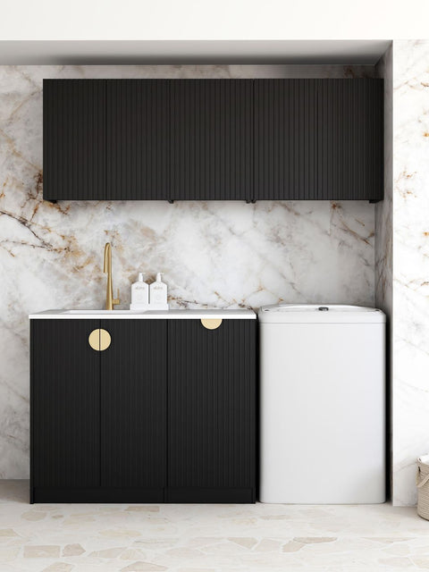 Marlo Black Laundry 1715x600x2100 (Style B)