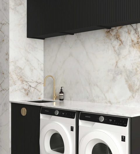 Marlo Black Laundry Set 1960x600x2100 (Set A)