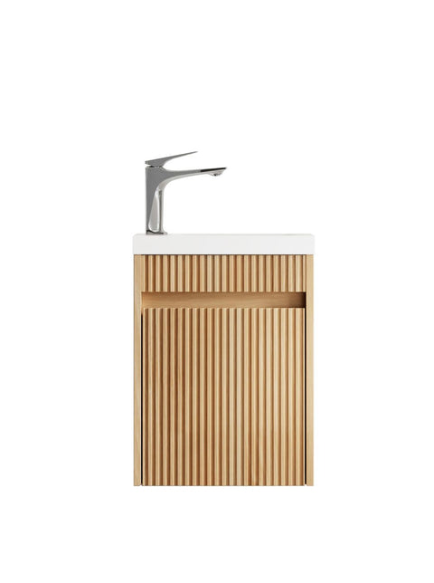 Otti Mini Ensuite Fluted Vanity 400mm (Woodland Oak)