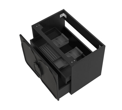 BALMORAL Mark II Wall Hung Vanity Black Oak (All Sizes)