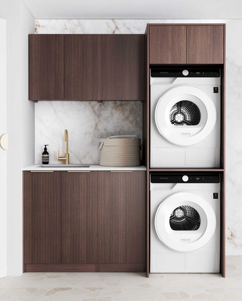 Havana Walnut Cabinet Laundry Set 1715x600x2100 (Style C)