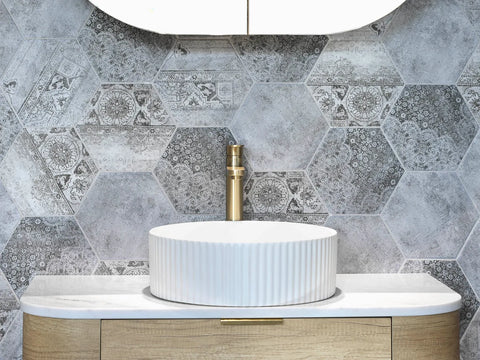 Marlo Round Matte White Basin