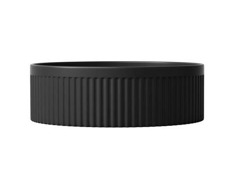 OXFORD Matte Black Basin (Round: 395x395x125)