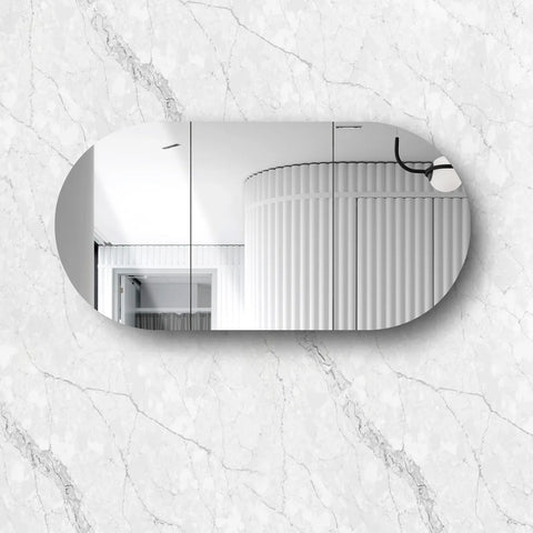 COOGEE Shaving Cabinet 1800mm White Oak with Optional LED