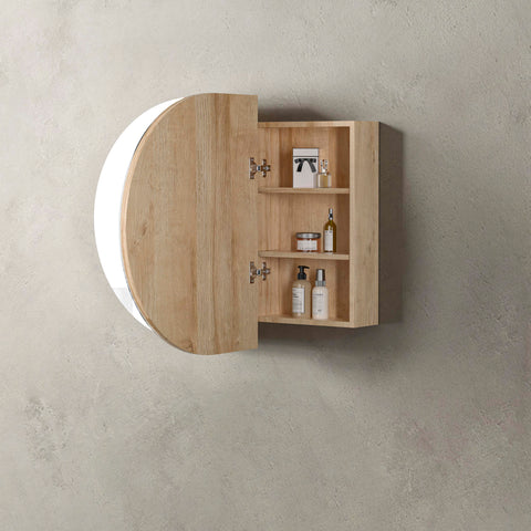 COOGEE Shaving Cabinet 900mm Natural Oak / Black Oak / White with Optional USB LED