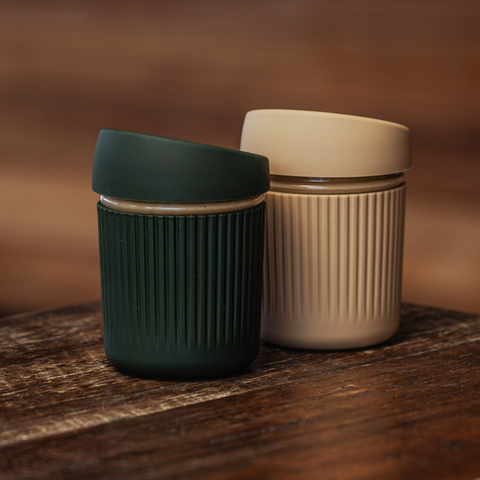 Reusable Glass Coffee Cup | 8oz