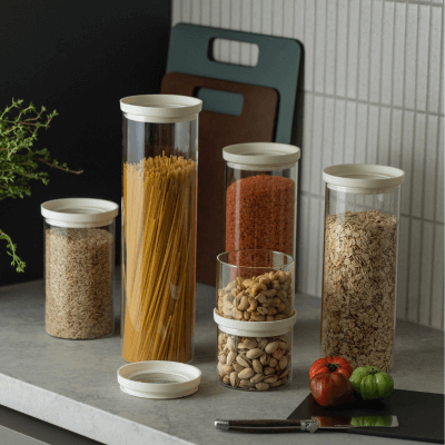 Ultimate Glass Pantry Container Makeover
