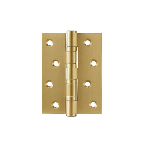 Smooth Solid Brass Butt Hinge | Gold S - M