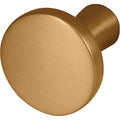 Häfele Furniture Knob in brushed gold