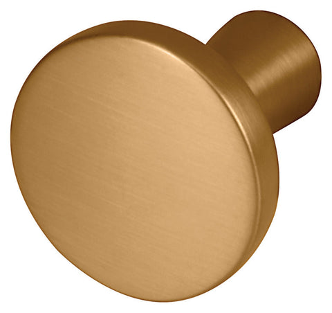 Häfele Furniture Knob in brushed gold