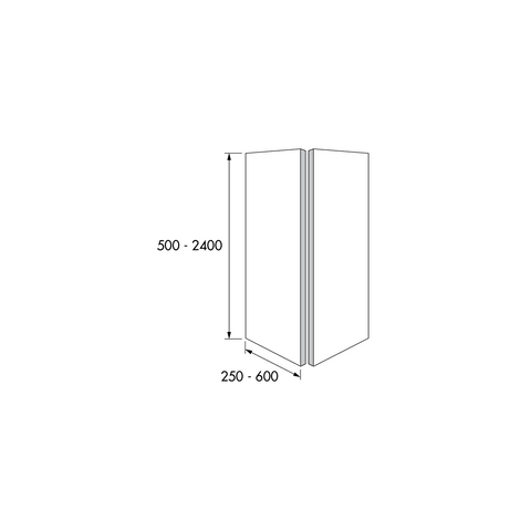 Dimensions drawing 1 — Sensys Hinge, 110° Opening | Full Overlay