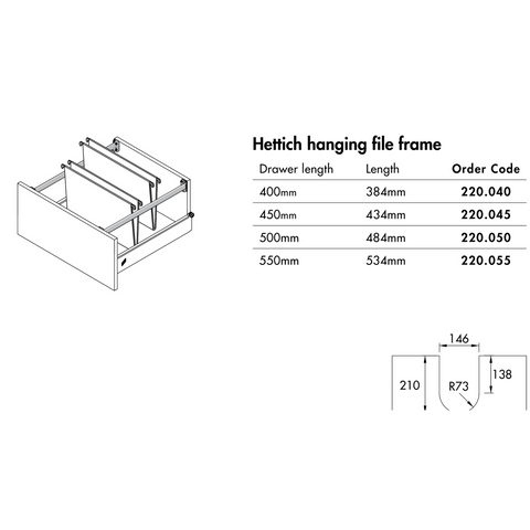 Dimensions drawing 1 — U Bend Cut-out Cover — Universal Fit