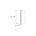 Dimensions drawing 1 — WingLine L Centre Hinge