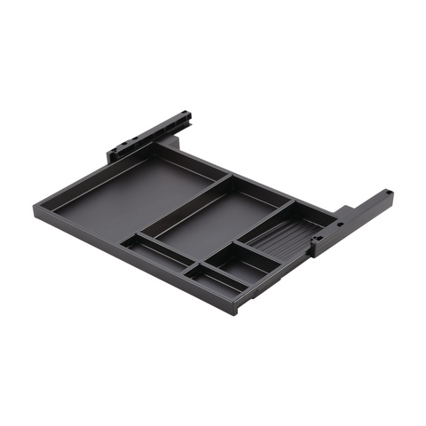 Häfele pencil drawer with six compartments in black plastic (429.57.308)