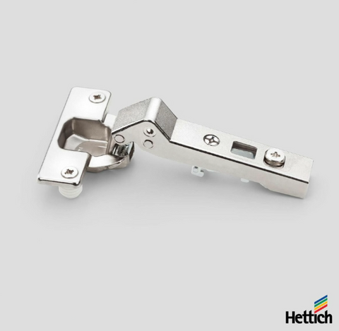 Hettich Intermat 45° Pantry Door Hinge – Press-in, Base 0mm | 48097