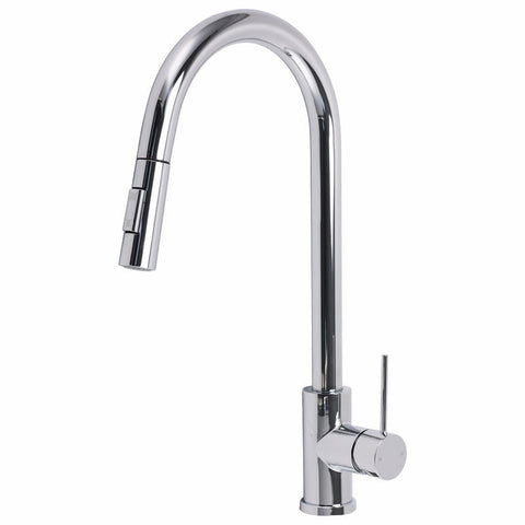Pull-Out Kitchen Mixer Tap Chrome Finish