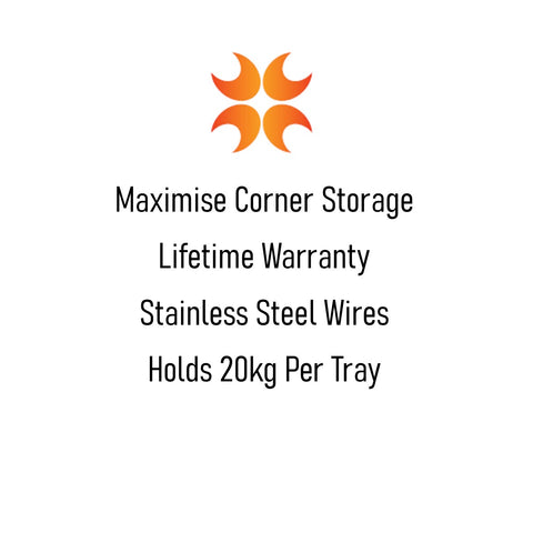 Corner Storage: 3/4 Lazy Susan - Solid Base, No Pole (700D)