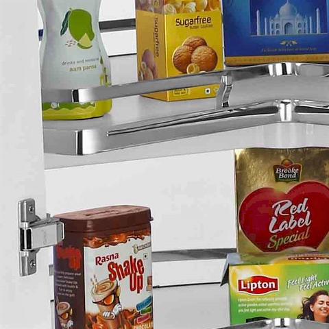 Corner Storage: 3/4 Lazy Susan - Solid Base, No Pole (700D)