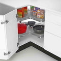 Corner Storage: 3/4 Lazy Susan - Solid Base, No Pole (700D)